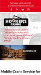 Mobile Screenshot of hookerscrane.com